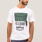 ドアが閉じれば別のドアが開く。サルカスティックな言葉 Tシャツ (正面)
