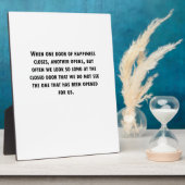 ドアが閉まると フォトプラーク (側面)