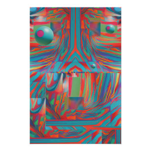 ドアが開いている – Ken Gage Surreal Art ポスター