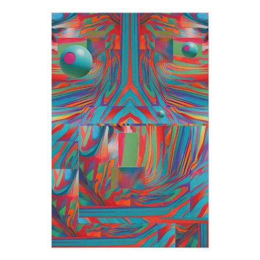 ドアが開いている – Ken Gage Surreal Art ポスター (正面)