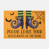 ドアであなたの魔法使いのブーツを残して下さい ドアマット (正面)