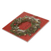 ドアでつるすクリスマスのリース タイル (側面)