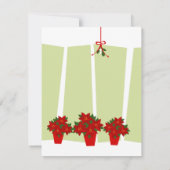 ドアでのフルーツケーキ 招待状 (裏面)