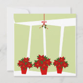 ドアでのフルーツケーキ 招待状 (裏面)