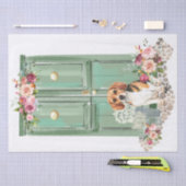 ドアでビーグル 薄葉紙 (クラフト)