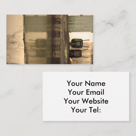 ドアとバローズ 名刺 (正面/裏面)