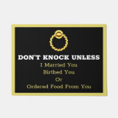 ドアのマットをノックしない ドアマット (正面)