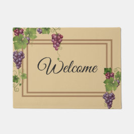 ドアのマットブドウ ドアマット