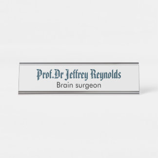 ドアの印の名札 デスクネームプレート