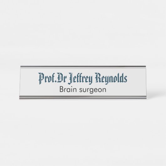 ドアの印の名札 デスクネームプレート (正面)