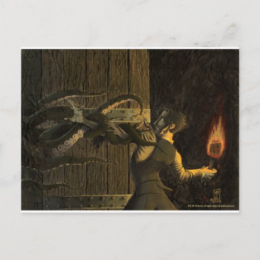 ドアの向こう側のホラー – はがき (正面)