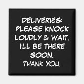 ドアの外の磁石は物事を容易にする マグネット (正面)