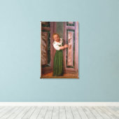 ドアの子供、Sala Crocieraから， c.156 キャンバスプリント (インサイチュ (ウッドフロア))