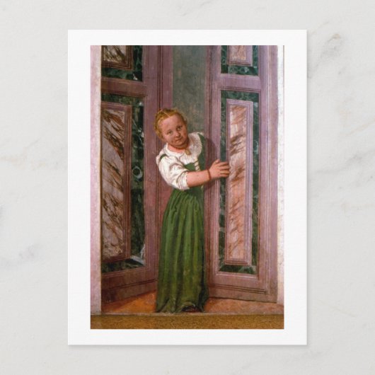 ドアの子供、Sala Crocieraから， c.156 ポストカード (正面)