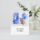 ドアの新しいアドレス案内はがき ポストカード (スタンド正面)