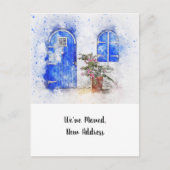 ドアの新しいアドレス案内はがき ポストカード (正面)