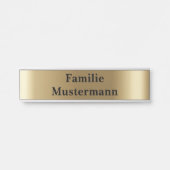 ドアの標識名プレートメールボックスの標識呼び鈴の標識 サインプレート (正面)