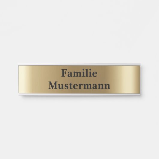 ドアの標識名プレートメールボックスの標識呼び鈴の標識 サインプレート (正面)