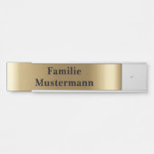 ドアの標識名プレートメールボックスの標識呼び鈴の標識 サインプレート (正面)