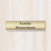 ドアの標識名プレートメールボックスの標識呼び鈴の標識 サインプレート (正面)