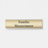 ドアの標識名プレートメールボックスの標識呼び鈴の標識 サインプレート (正面)