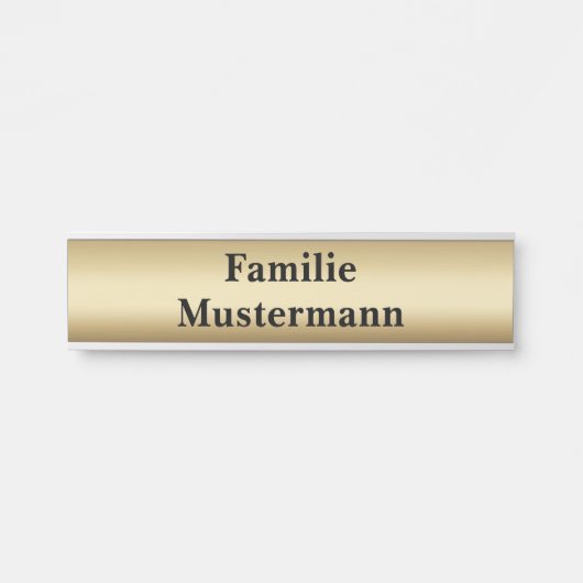 ドアの標識名プレートメールボックスの標識呼び鈴の標識 サインプレート (正面)