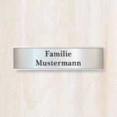 ドアの標識名プレートメールボックスの標識呼び鈴の標識 サインプレート (正面)