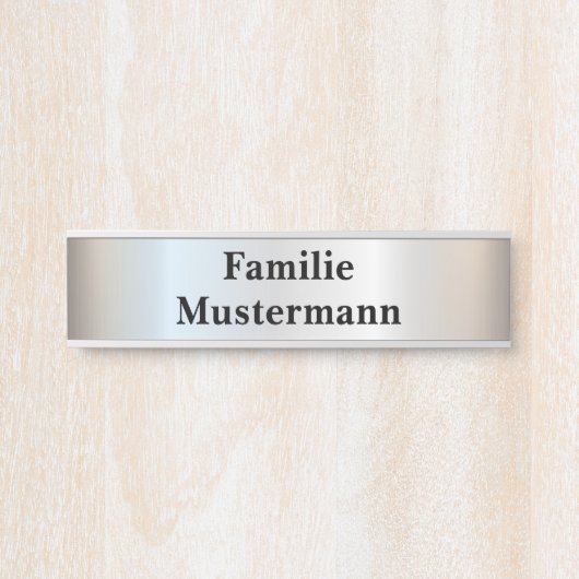 ドアの標識名プレートメールボックスの標識呼び鈴の標識 サインプレート (正面)