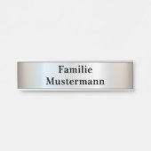 ドアの標識名プレートメールボックスの標識呼び鈴の標識 サインプレート (正面)