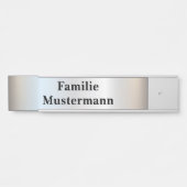 ドアの標識名プレートメールボックスの標識呼び鈴の標識 サインプレート (正面)