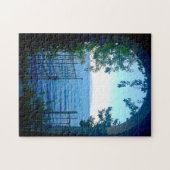 ドアの海神秘的な童話写真 ジグソーパズル (横)