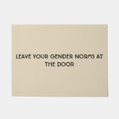 ドアの玄関マットであなたの性の標準を残して下さい ドアマット (正面)