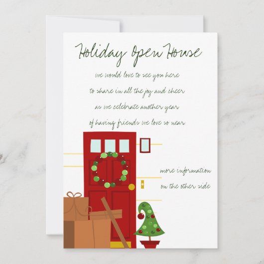 ドアの荷物 招待状 (正面)