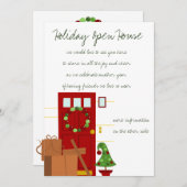 ドアの荷物 招待状 (正面/裏面)