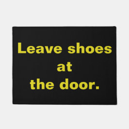 ドアの許可の靴 ドアマット