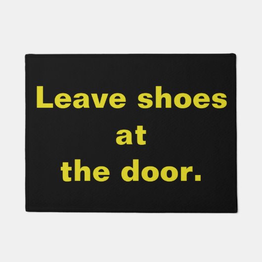ドアの許可の靴 ドアマット (正面)