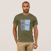 ドアは少し開いている Tシャツ (正面フル)