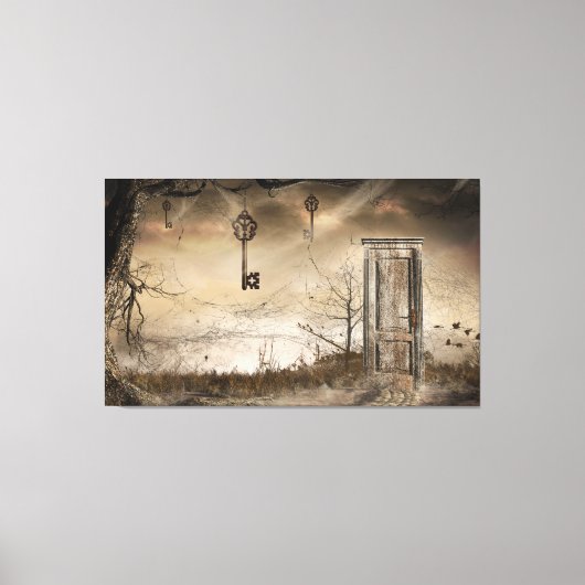 「ドアへの鍵」 キャンバスプリント (正面)