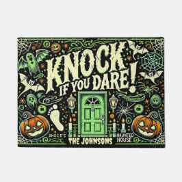 ドアもしマットをパーソナライズされたノック ドアマット