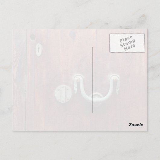 ドアをたたく ポストカード (裏面)