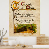 ドアを作成するには ポスター (キッチン)