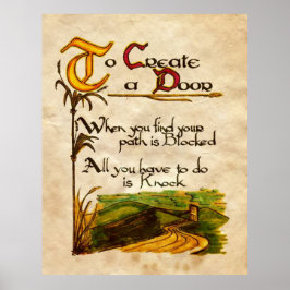 ドアを作成するには ポスター