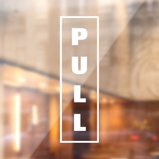 ドアを引くサイン ウィンドウサイン (シート2)