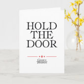 ドアを押さえる カード (黄色い花)