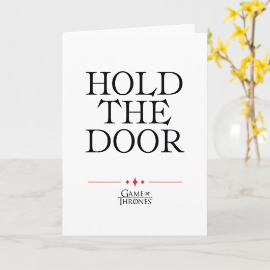 ドアを押さえる カード (黄色い花)