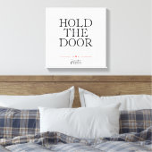 ドアを押さえる キャンバスプリント (インサイチュ (寝室))
