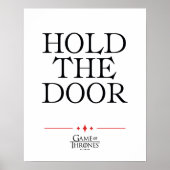 ドアを押さえる ポスター (正面)