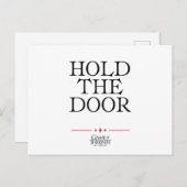 ドアを押さえる ポストカード (正面/裏面)