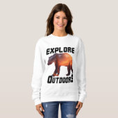 ドアを探る スウェットシャツ (正面フル)