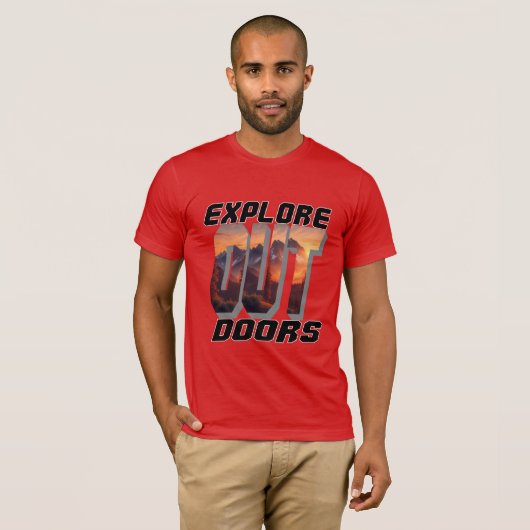 ドアを探る Tシャツ (正面フル)